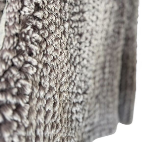 Avec Les Filles Faux Fur Grey Jacket, Large - Picture 6 of 9